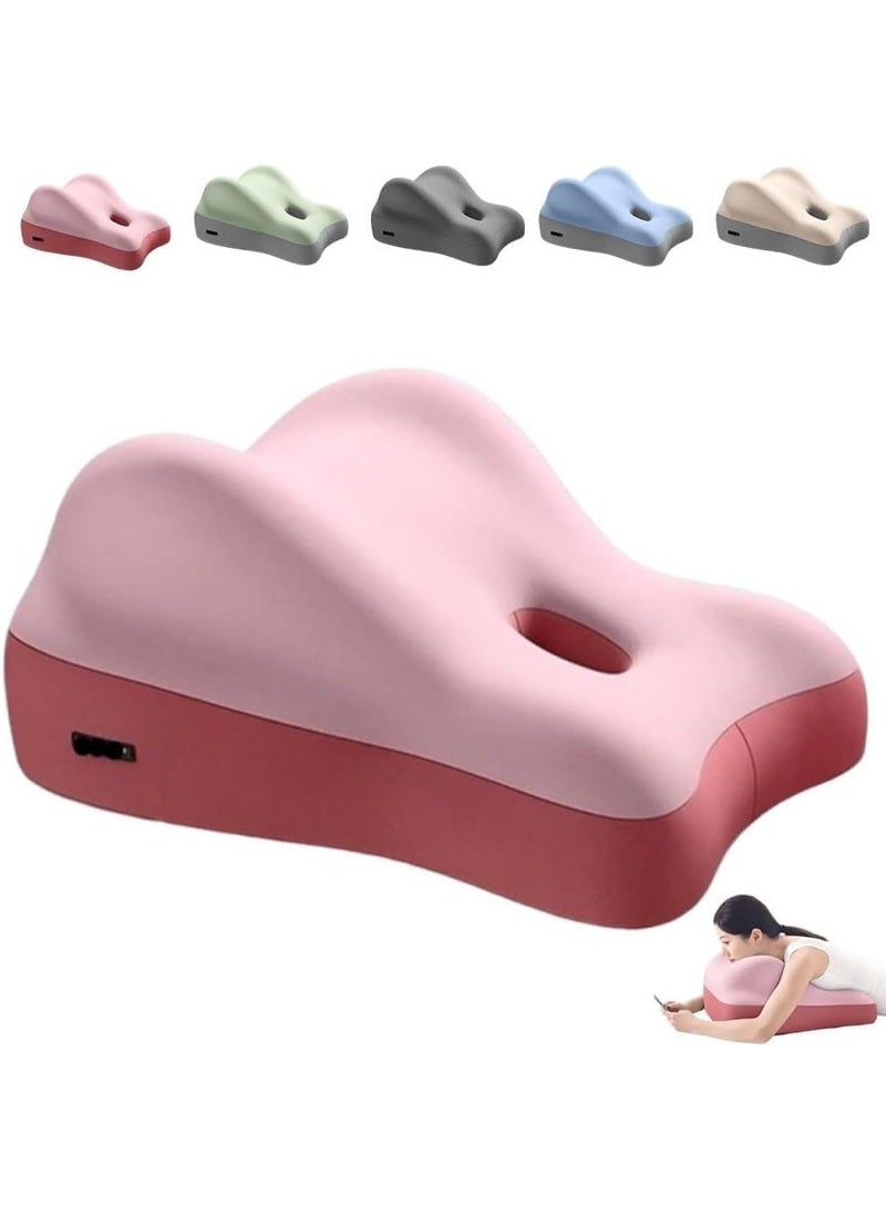 Bukela Wedge Pillow for Back Hip & Pregnancy Support Ergonomic Cushion for Adult Sitting Lying or Sleeping Low-Profile Design (Pink) - Image 1